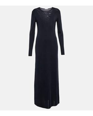 The Row Grete Maxi Dress - Blue