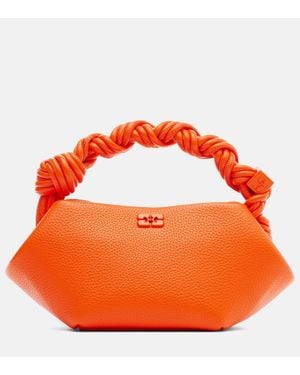 Ganni Bou Mini Tote Bag - Orange