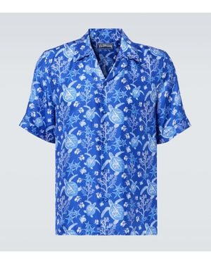 Vilebrequin Camicia Da Bowling Charli - Blu