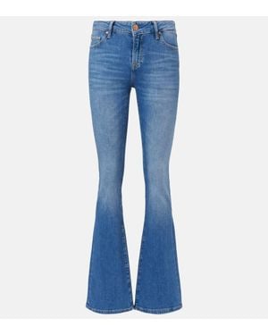 AG Jeans Low-Rise Bootcut Jeans The Legging - Blau