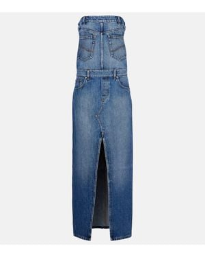 Stella McCartney Denim Maxi Dress - Blue