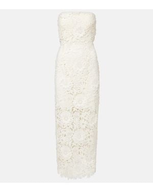 ROTATE BIRGER CHRISTENSEN Long Dress With Back Slit - White