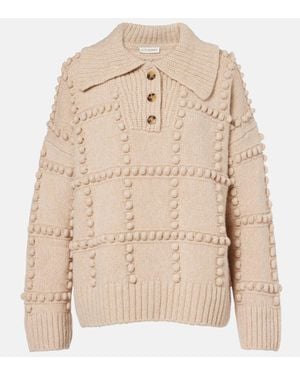 Altuzarra Mitch Oversized Wool Jumper - Natural