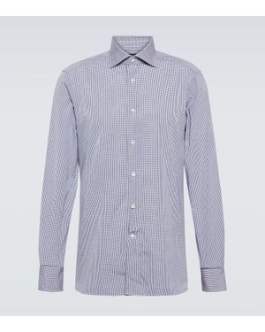 ZEGNA Hemd Trofeo Aus Baumwolle - Blau