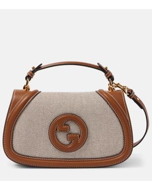 Gucci Blondie Small Tote Bag - Brown