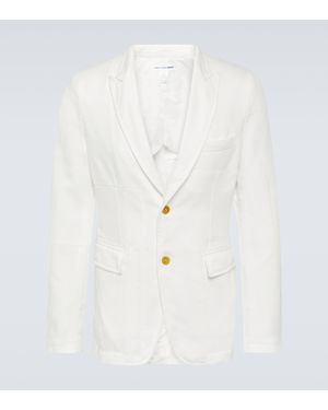 Comme des Garçons Twill Blazer - White