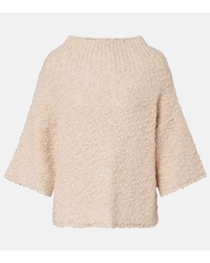Max Mara Pullover Eccelso Aus Einem Alpakawollgemisch - Natur