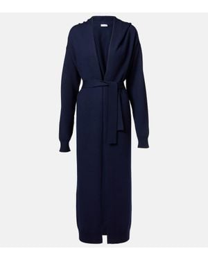 Alaïa Virgin Wool Cardigan - Blue