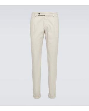 Thom Sweeney Pantalones Chinos De Algodon - Neutro