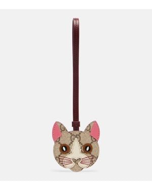 Gucci Charm Para Bolso De Piel Y Lona Gg - Rosa