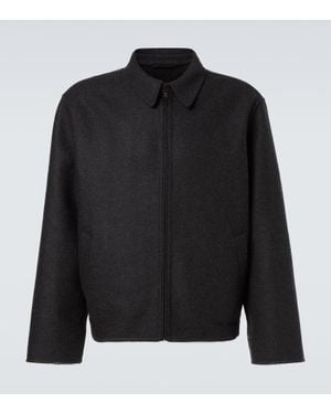 The Row Dantes Wool And Cashmere Jacket - Black