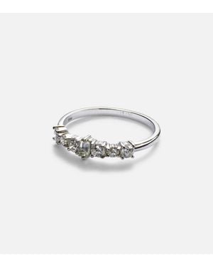 Ileana Makri Bague Rivulet en or blanc 18 ct et diamants - Métallisé