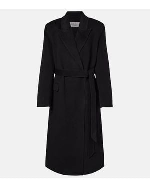Acne Studios Mantel Aus Wolle Und Kaschmir - Schwarz