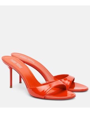 Paris Texas Pantoletten Lidia 70 Aus Lackleder - Rot