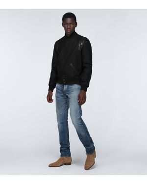 Saint laurent teddy jacket mens discount