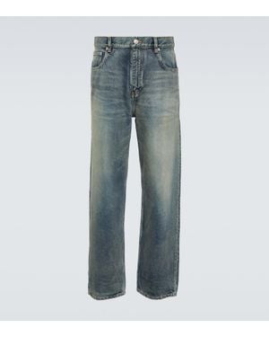 Balenciaga Mid-Rise Tapered Jeans - Blue