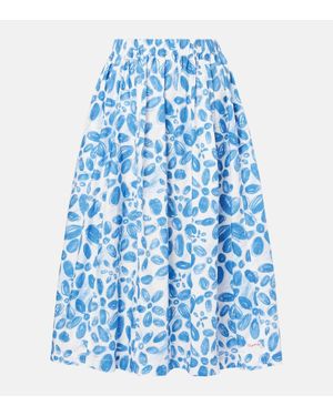 Marni Gonna A Fiori - Blu