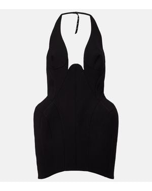 Mugler Minikleid - Schwarz