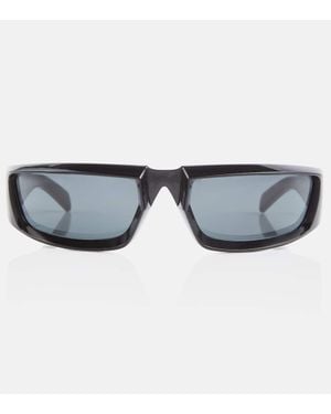 Prada Eckige Sonnenbrille - Blau
