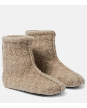 Loro Piana Slippers Aus Kaschmir - Natur