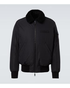 Moncler Maulevrier Reversible Down Bomber Jacket - Black