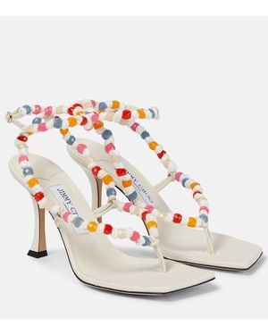 Jimmy Choo Sandali Amiral 90 - Bianco