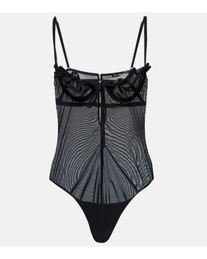 Y. Project Body Wire Brasier En Tulle - Noir