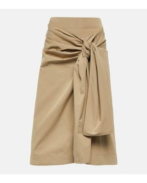 Bottega Veneta Midi Skirts - Natural