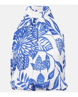 Poupette Cropped-Top Cleo - Blau