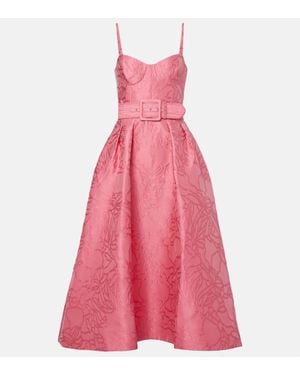 Rebecca Vallance Abito Midi Petra - Rosa