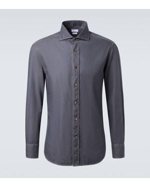 Brunello Cucinelli Denim Shirt - Blue