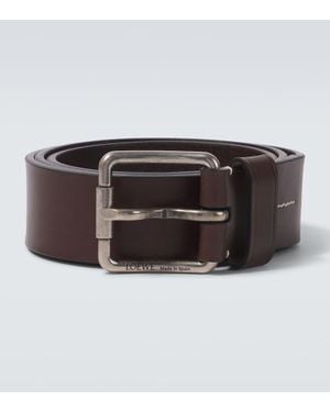 Loewe Guertel Roller Curve Aus Leder - Schwarz