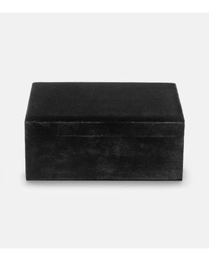 Sophie Bille Brahe Joyero Tresor Grande De Terciopelo - Negro