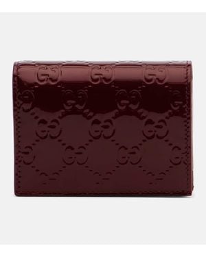 Gucci Portafoglio Gg Emblem - Rosso