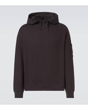 C.P. Company Lens Cotton Hoodie - Black