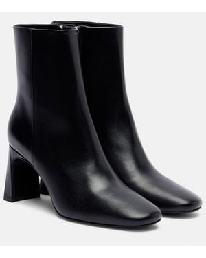 Souliers Martinez Ankle Boots Karol 80 Aus Leder - Schwarz