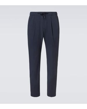 Herno Mid-Rise Tapered-Hose - Blau