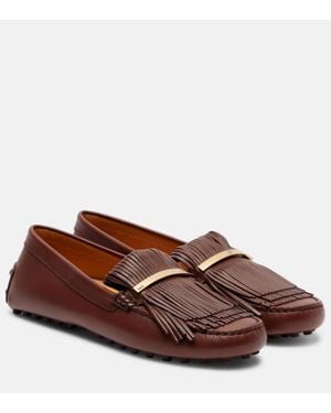 Tod's Mokassins Gommino Aus Leder - Braun