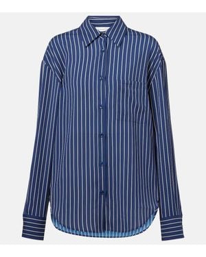 Frankie Shop Lui Striped Shirt - Blue