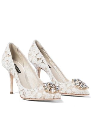 Dolce & Gabbana Bellucci Pumps 90 Mm - White
