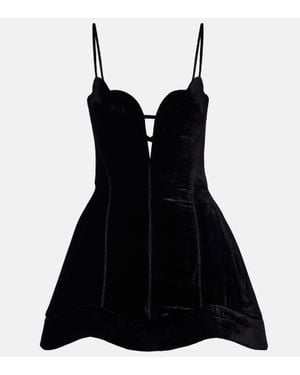 Maria Lucia Hohan Kemna Bustier Minidress - Black