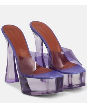 AMINA MUADDI Sandali Dalida Glass - Viola
