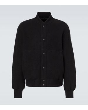 Canada Goose Hudson Wool-Blend Bomber Jacket - Black