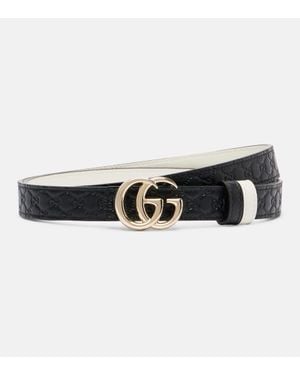 Gucci Cintura Reversibile Double G - Nero
