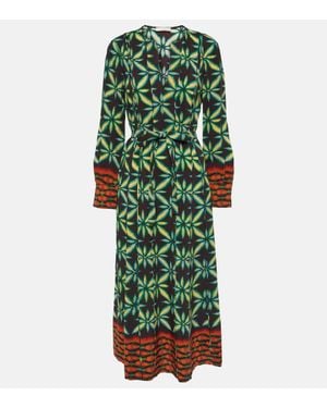Ulla Johnson Asilia Crepe Maxi Dress - Green