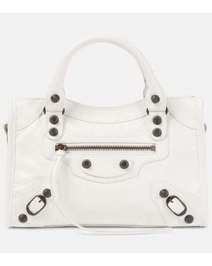 Balenciaga Borsa A Spalla Le City Mini - Bianco