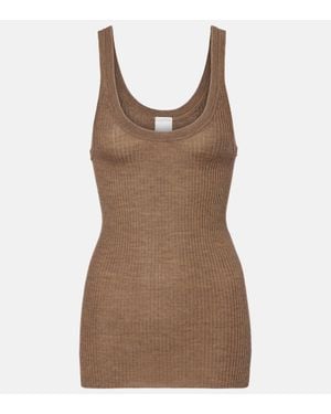Calvin Klein Top Ella Aus Wolle - Braun