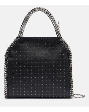 Stella McCartney Verzierte Tote Falabella Small Aus Lederimitat - Schwarz