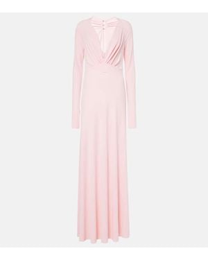 Victoria Beckham Gathered Gown - Pink