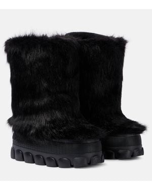 Goldbergh Fun Faux Fur Snow Boots - Black